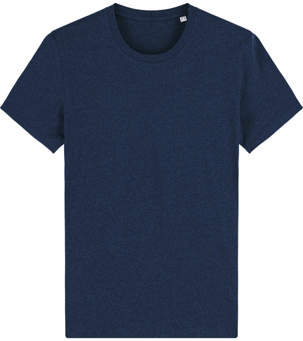 Tee shirt bio stanley creator face Black Heather Blue