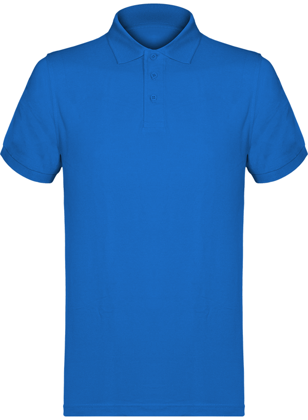 Pique Mesh Polo Shirt For Men TT Royal Blue