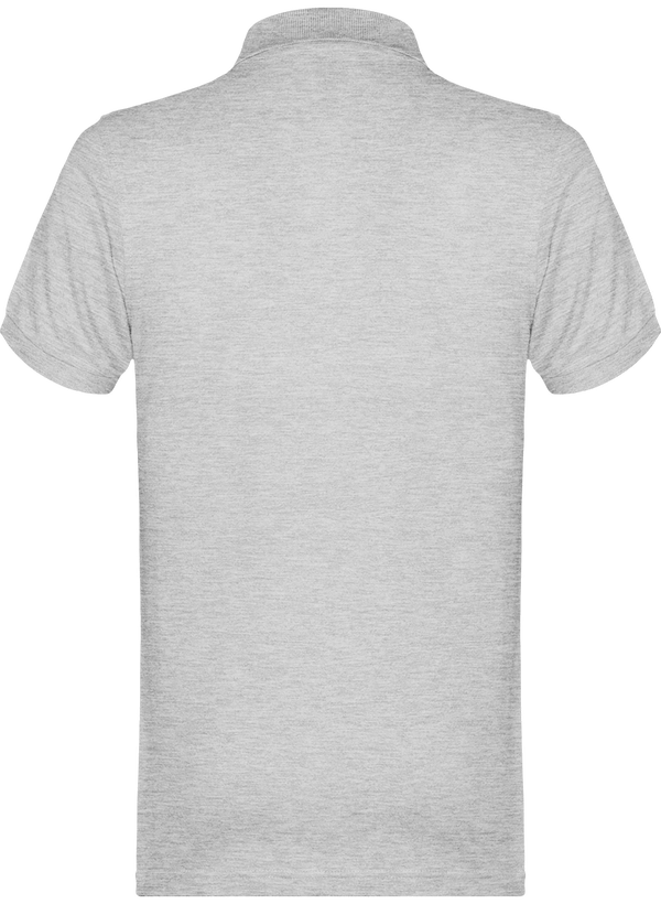 Polo homme 180g dos TT Heather Grey