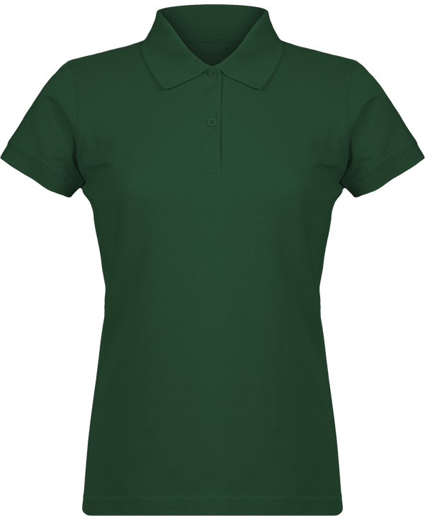 Polo Maille Piquée Femme Bottle Green