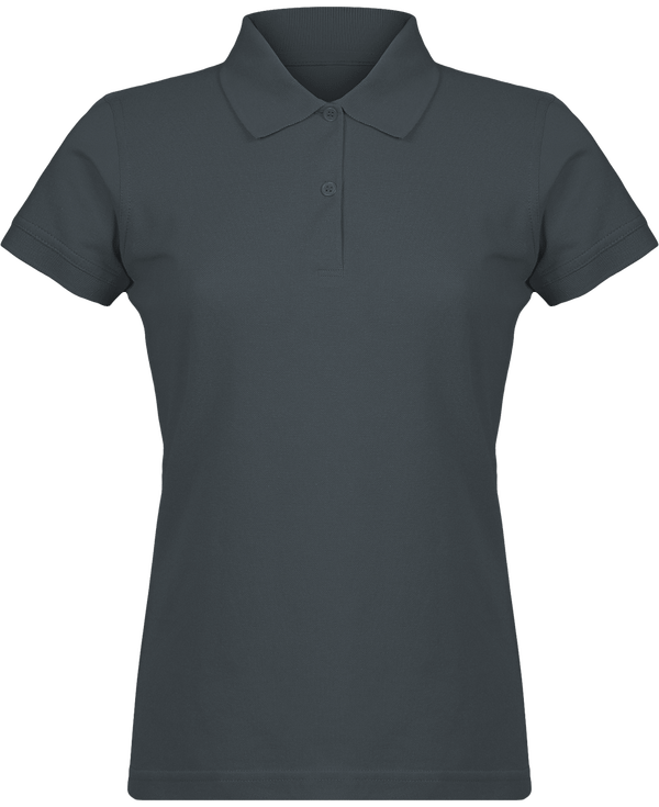 Polo Maille Piquée Femme Dark Grey