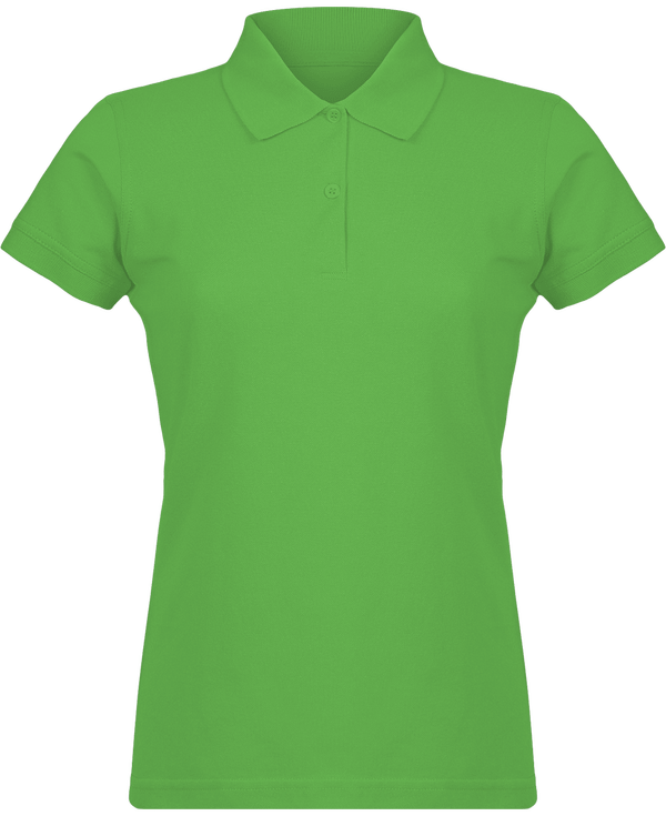 Polo Maille Piquée Femme Real Green