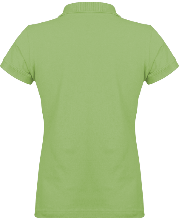 Polo femme 180g dos Pistachio