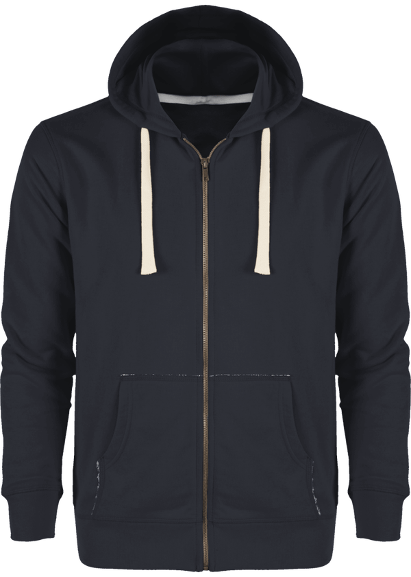 Sweat zippe a capuche stanley tours face Navy