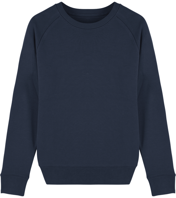 Sweat shirt femme col rond stella tripster face French Navy