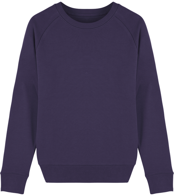 Sweat shirt femme col rond stella tripster face Plum