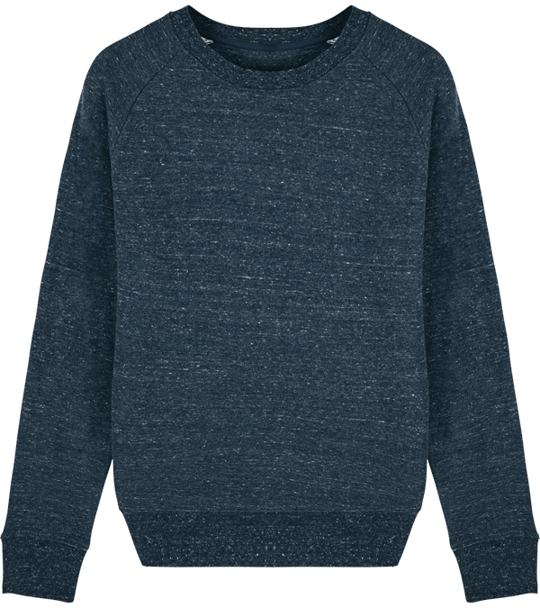 Sweat shirt femme col rond stella tripster face Dark Heather Denim