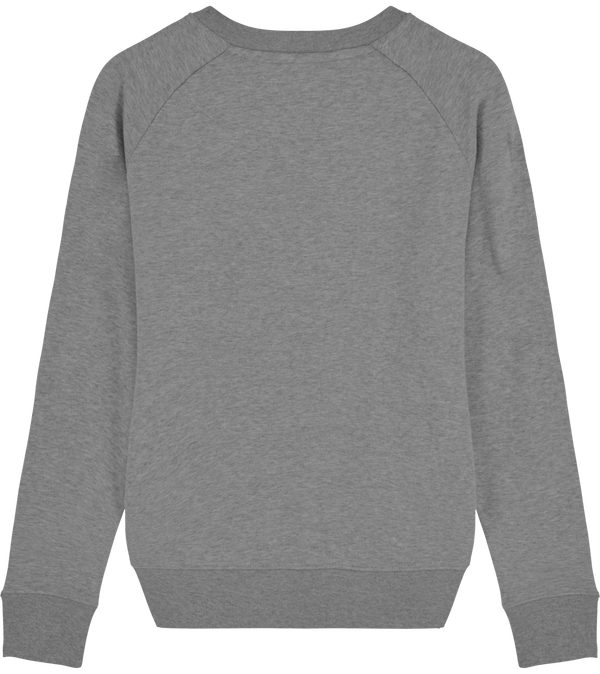 Sweat shirt femme col rond stella tripster dos Mid Heather Grey