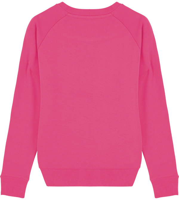 Sweat shirt femme col rond stella tripster dos Pink Punch