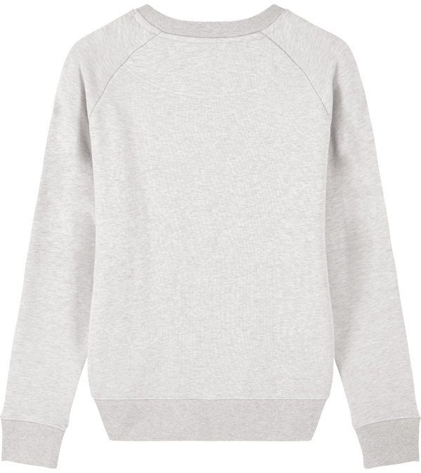 Sweat shirt femme col rond stella tripster dos Cream Heather Grey