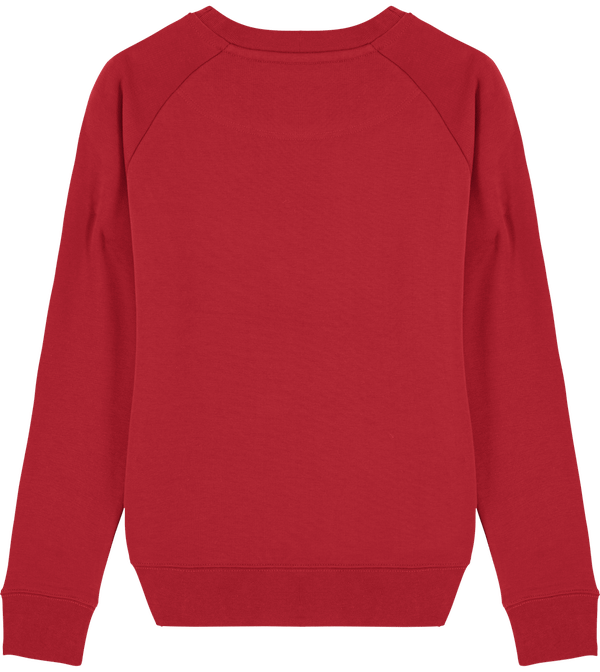 Sweat shirt femme col rond stella tripster dos Red