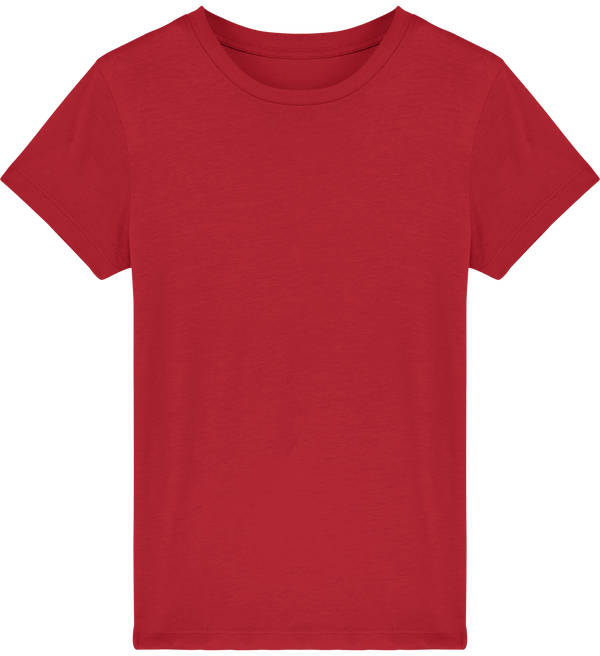 Tee shirt enfant bio stanley mini creator face Red
