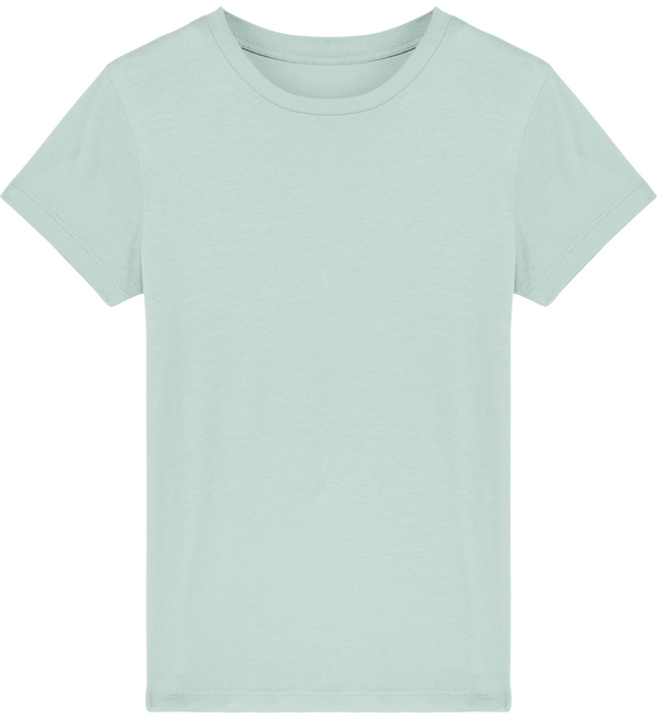 Tee shirt enfant bio stanley mini creator face Caribbean Blue