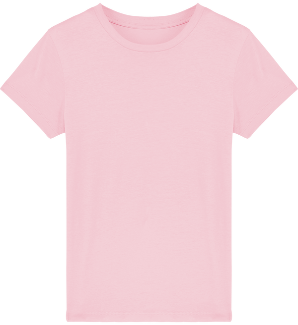 Tee shirt enfant bio stanley mini creator face Cotton Pink