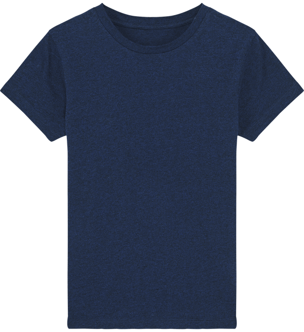 Tee shirt enfant bio stanley mini creator face Black Heather Blue