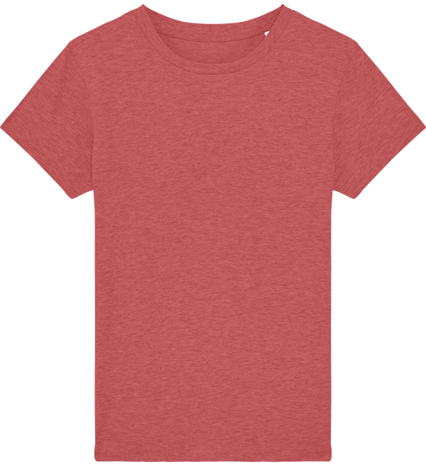 Tee shirt enfant bio stanley mini creator face Mid Heather Red