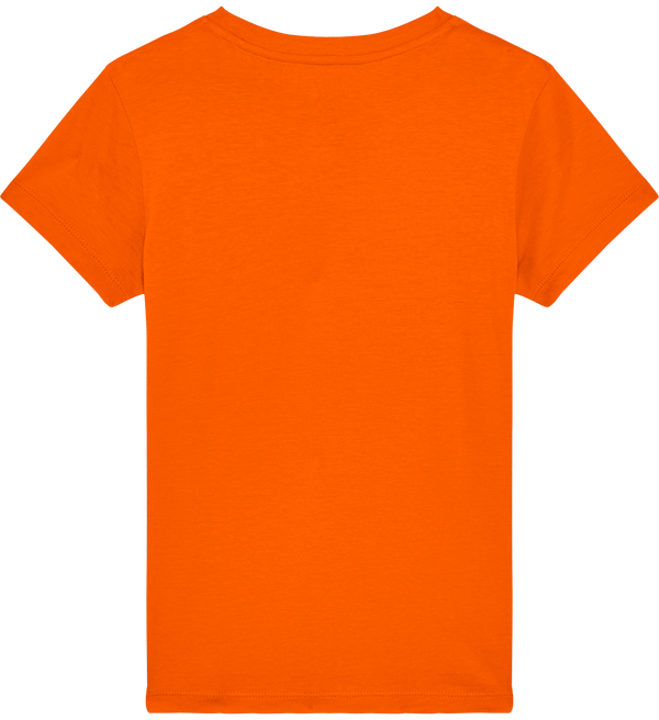 Tee shirt enfant bio stanley mini creator dos Bright Orange