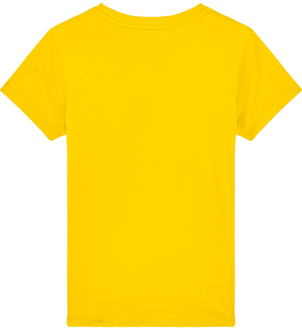 Tee shirt enfant bio stanley mini creator dos Golden Yellow