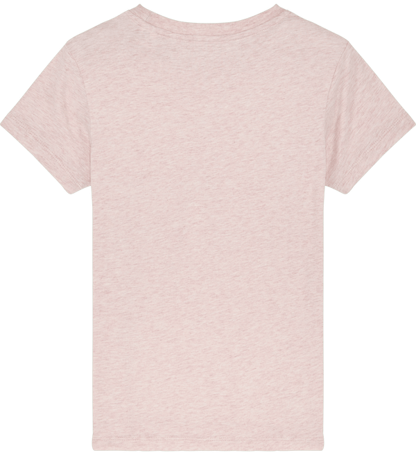 Tee shirt enfant bio stanley mini creator dos Cream Heather Pink