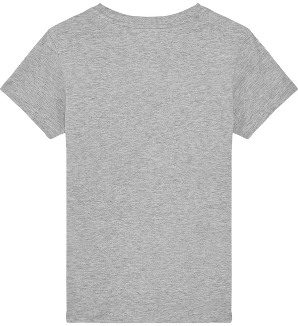 Tee shirt enfant bio stanley mini creator dos Heather Grey