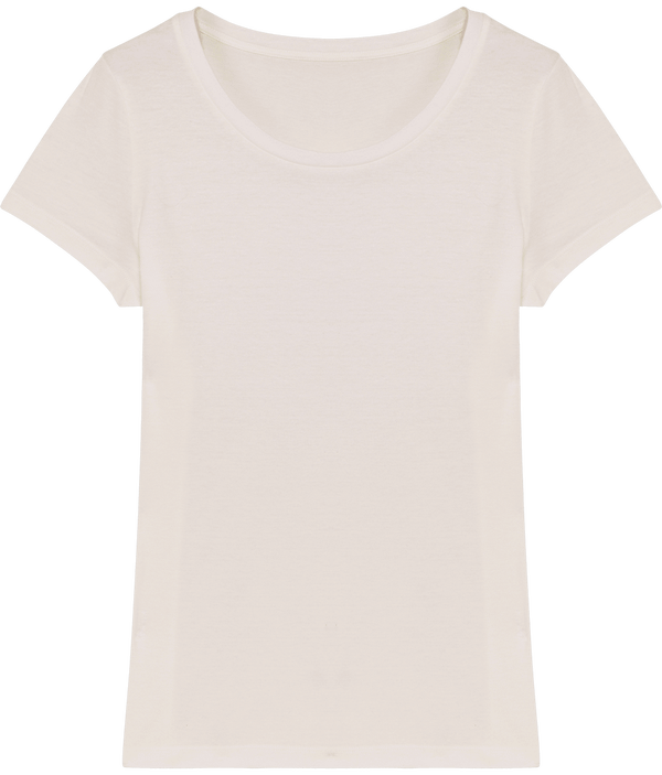 Tee shirt femme bio stella lover face Off White