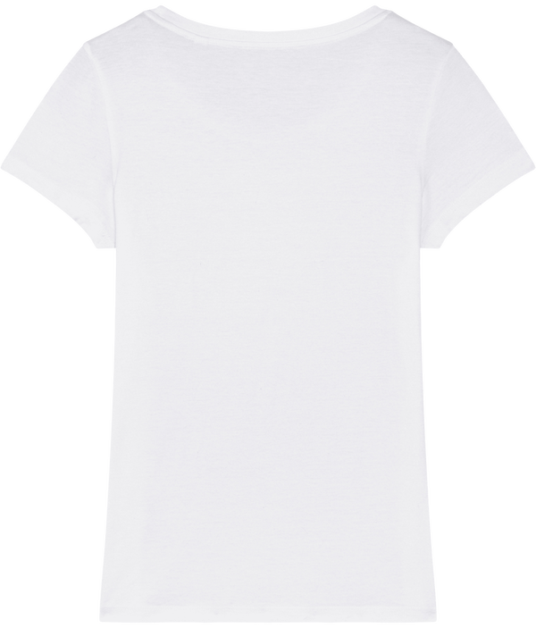 Tee shirt femme bio stella lover dos White