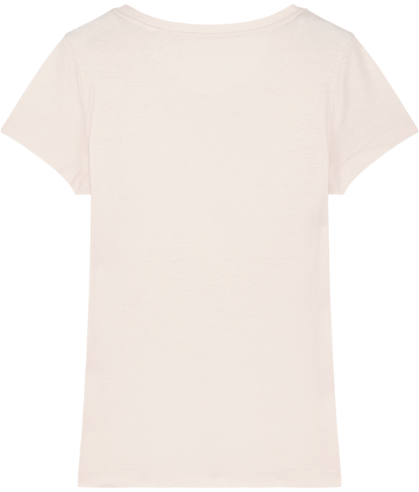 Tee shirt femme bio stella lover dos Off White