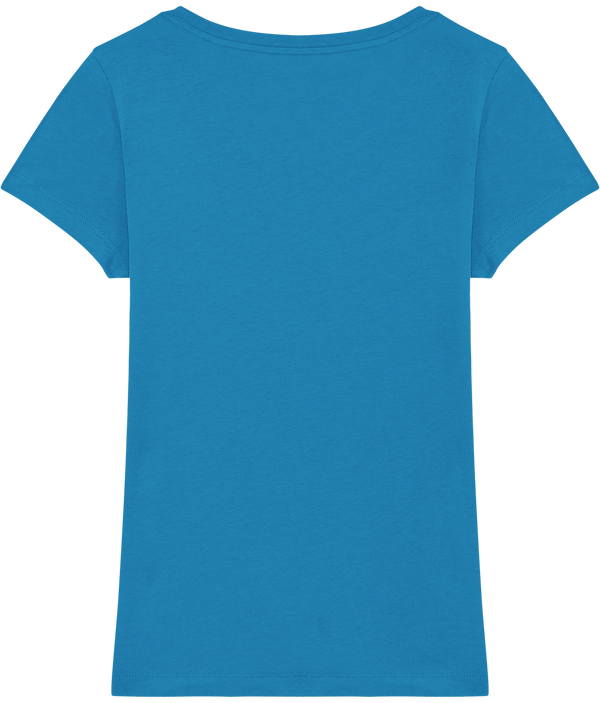 Tee shirt femme bio stella lover dos Azur
