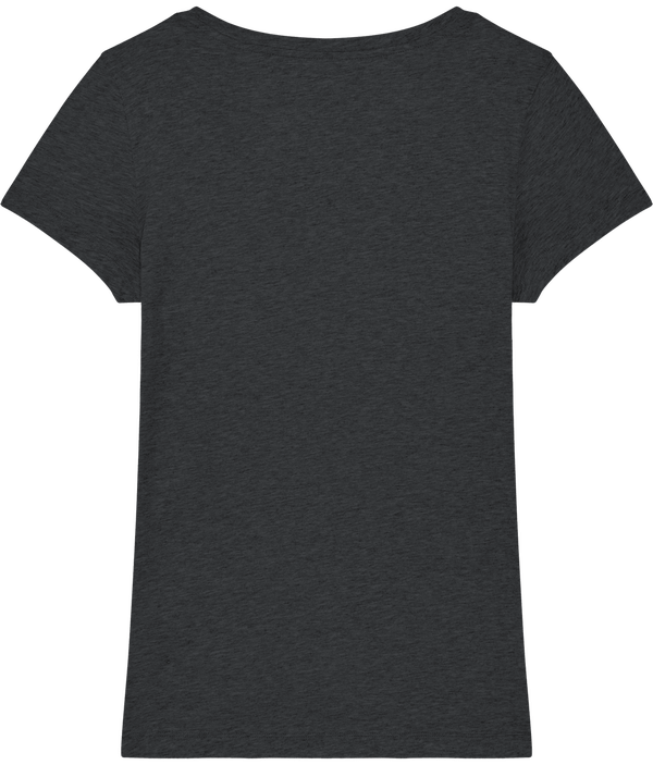 Tee shirt femme bio stella lover dos Dark Heather Grey