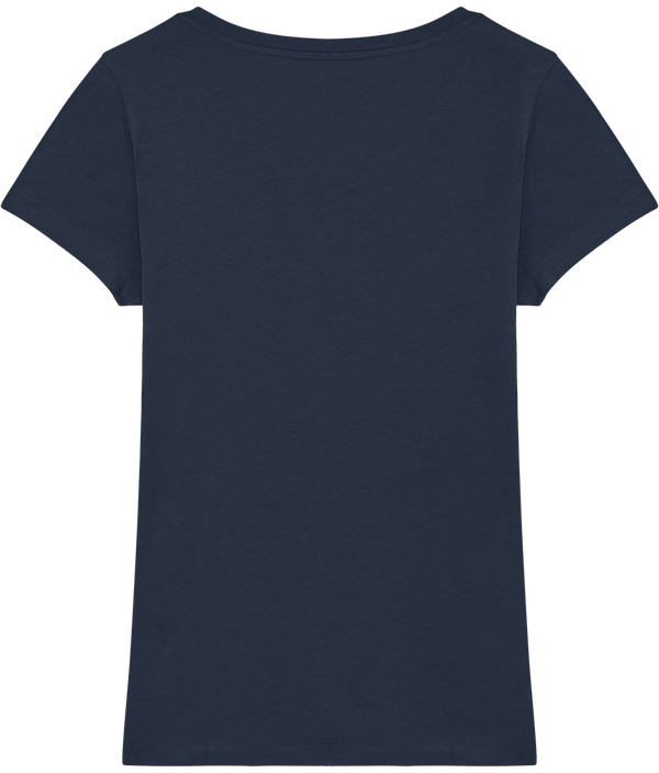 Tee shirt femme bio stella lover dos French Navy