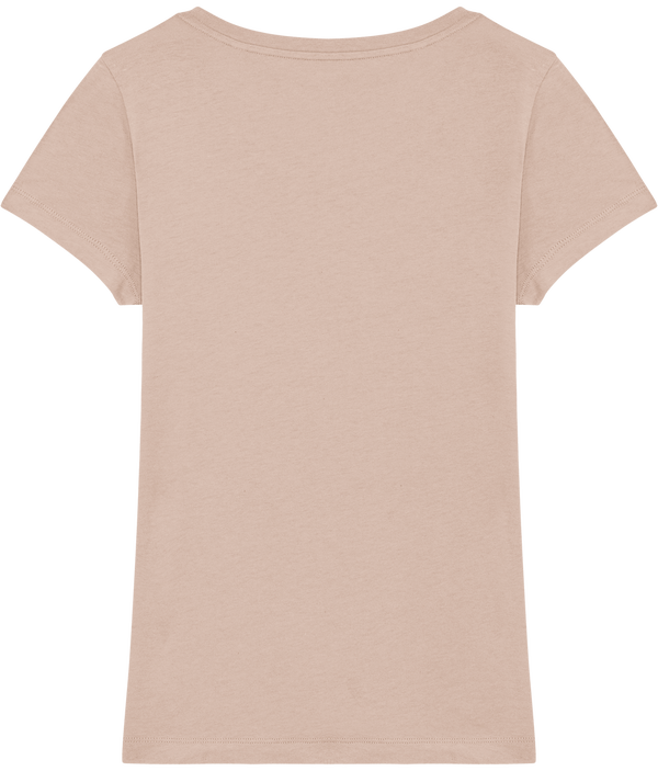 Tee shirt femme bio stella lover dos Faded Nude