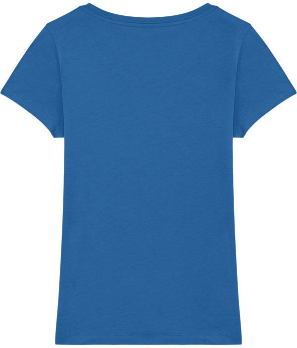 Tee shirt femme bio stella lover dos Royal Blue