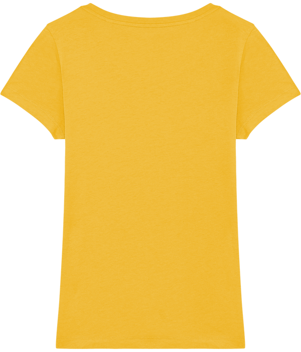 Tee shirt femme bio stella lover dos Spectra Yellow