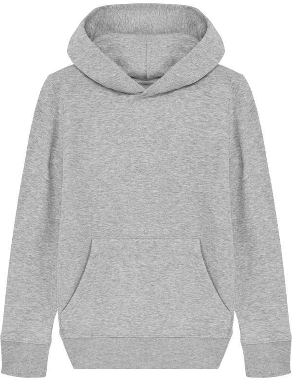 Sweat shirt hoodie enfant mini cruiser face Heather Grey