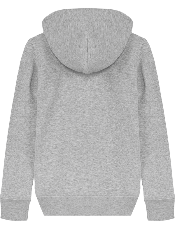 Sweat shirt hoodie enfant mini cruiser dos Heather Grey