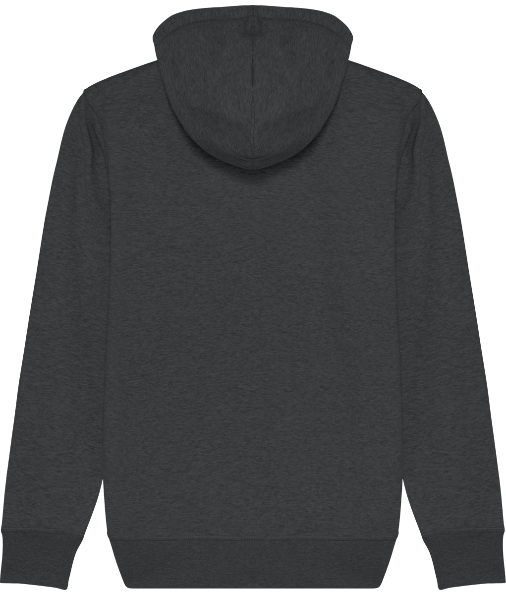 Sweat shirt zippe unisexe stanley connector dos Dark Heather Grey