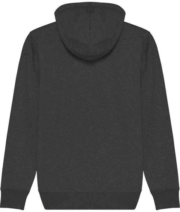 Sweat shirt zippe unisexe stanley connector dos Dark Heather Grey