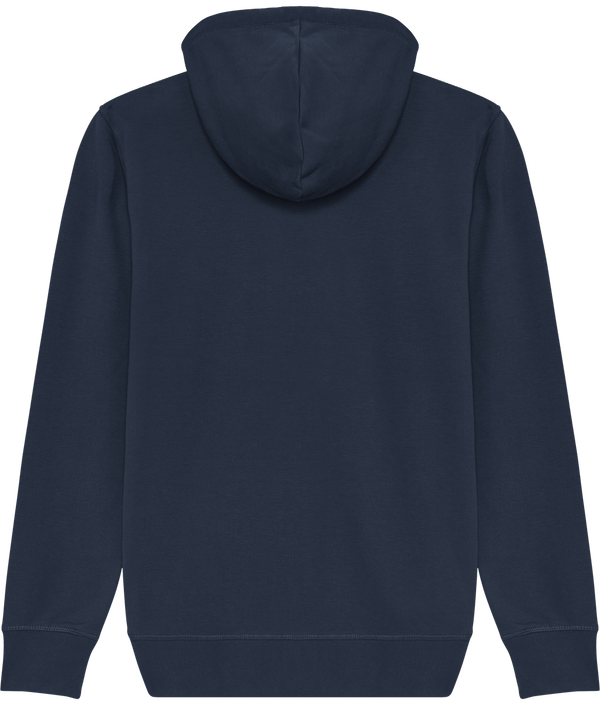 Sweat shirt zippe unisexe stanley connector dos French Navy