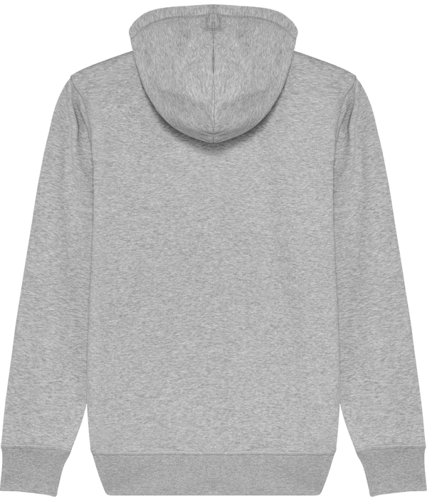 Sweat shirt zippe unisexe stanley connector dos Heather Grey