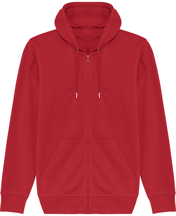 Sweat shirt zippe unisexe stanley connector face Red