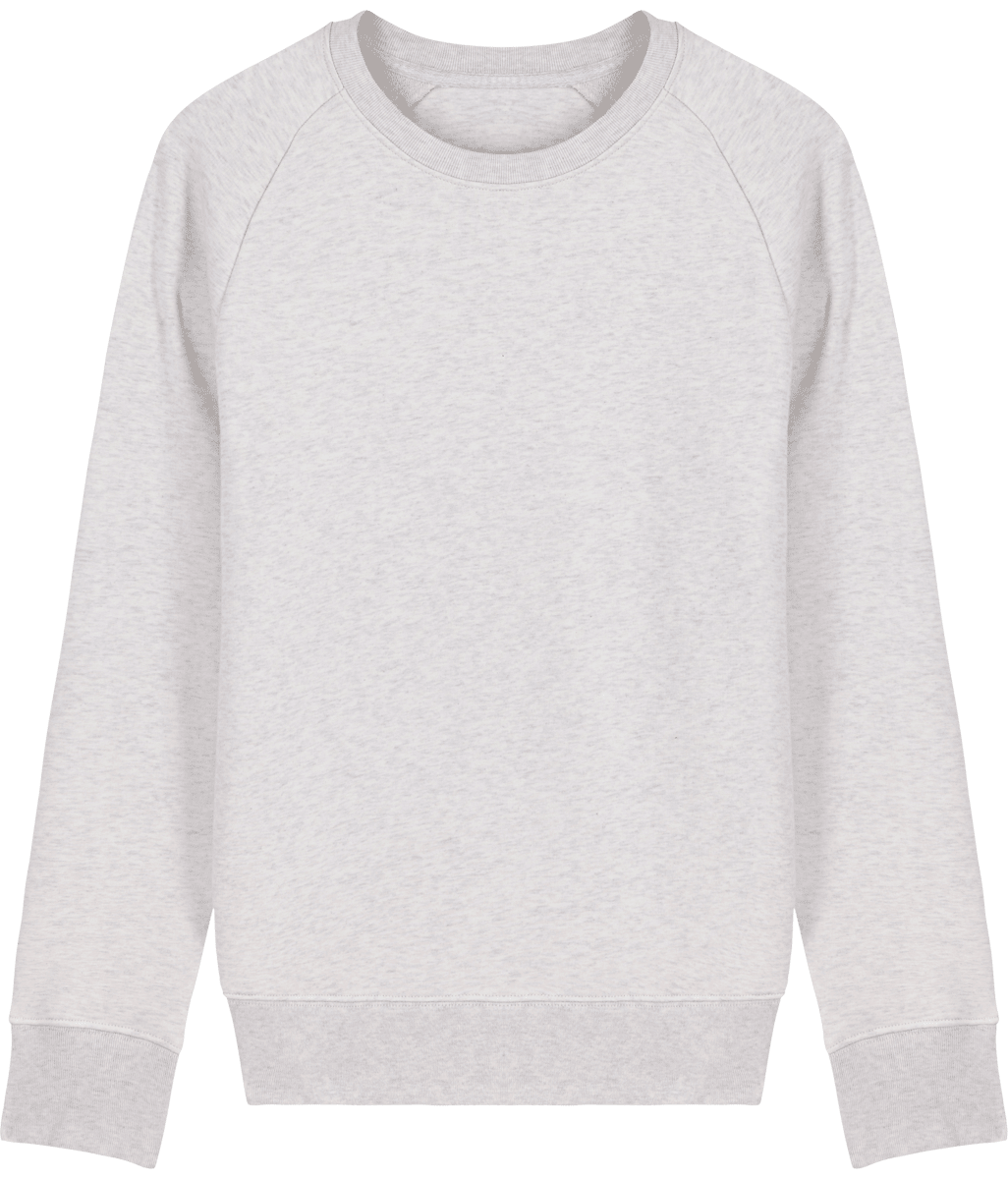 Sweat shirt col rond homme stanley stroller face Cream Heather Grey