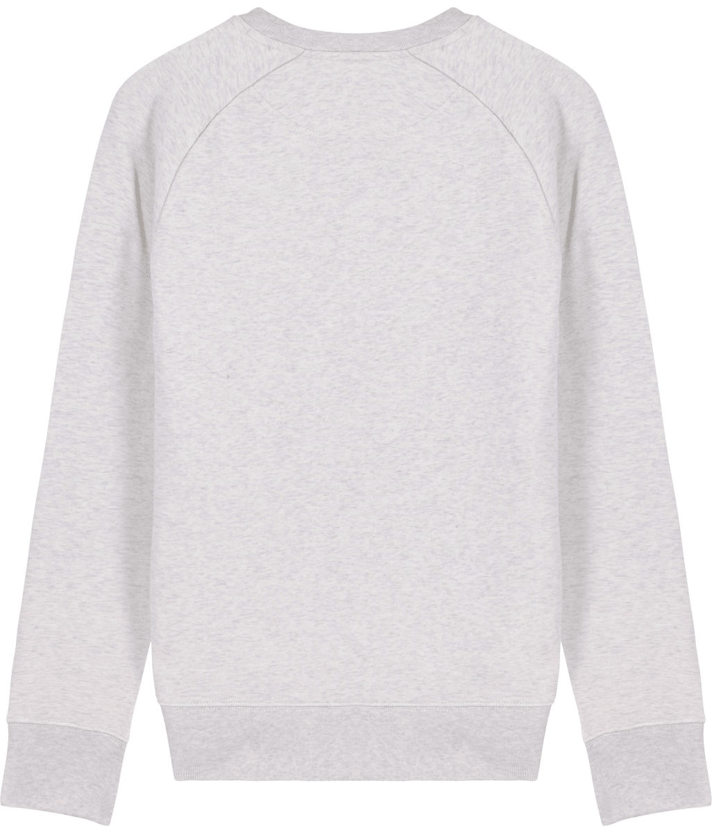 Sweat shirt col rond homme stanley stroller dos Cream Heather Grey