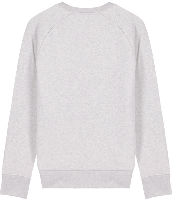 Sweat shirt col rond homme stanley stroller dos Cream Heather Grey