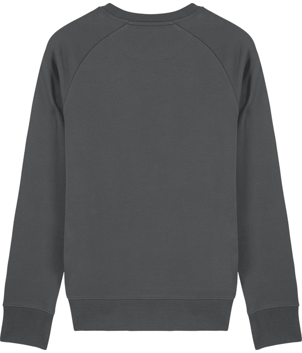 Sweat shirt col rond homme stanley stroller dos Anthracite