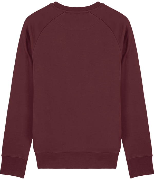 Sweat shirt col rond homme stanley stroller dos Burgundy