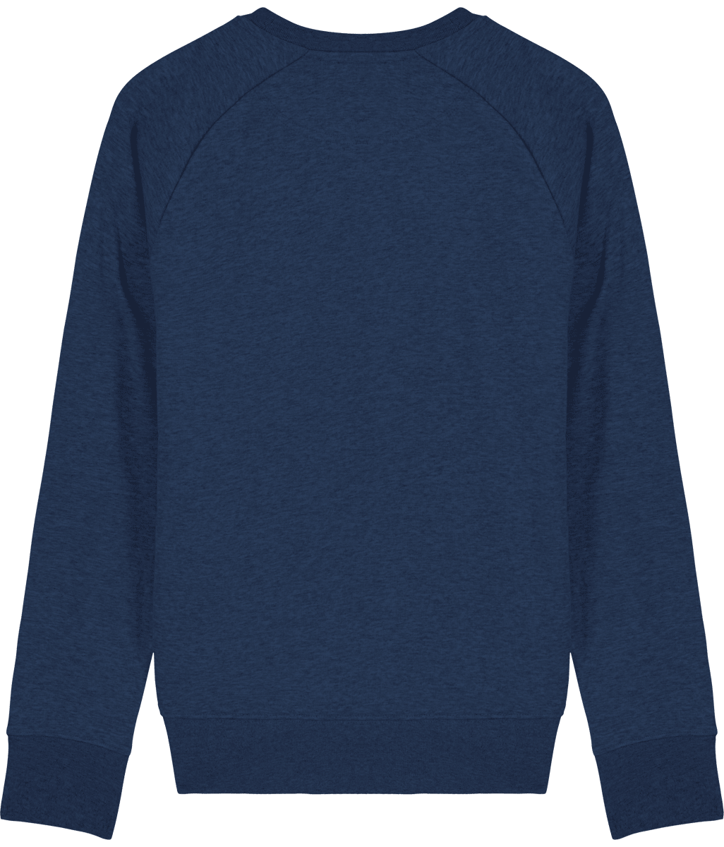 Sweat shirt col rond homme stanley stroller dos Black Heather Blue