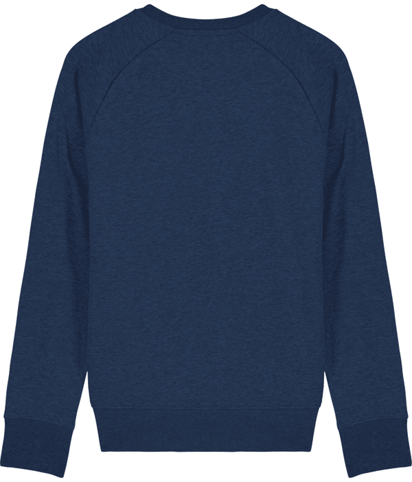 Sweat shirt col rond homme stanley stroller dos Black Heather Blue