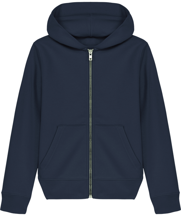 Sweat shirt zippe enfant stanley mini runner face French Navy