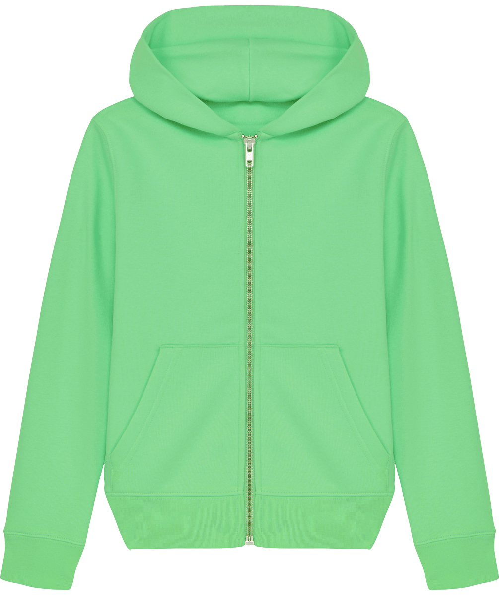 Sweat shirt zippe enfant stanley mini runner face Chameleon Green