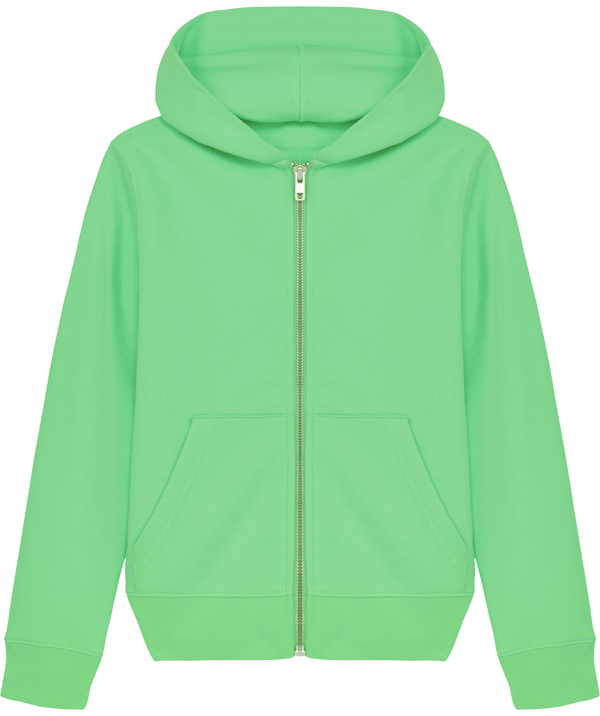 Sweat shirt zippe enfant stanley mini runner face Chameleon Green